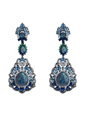 Novus Orbis - 'Mariana' Green Opal Drop Earrings