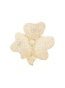 Novus Orbis - Flower Cocktail Ring in Gold