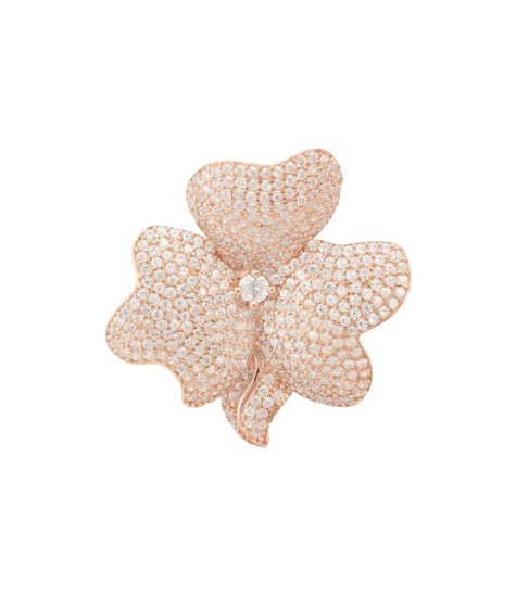 Novus Orbis - Flower Cocktail Ring in Rosegold