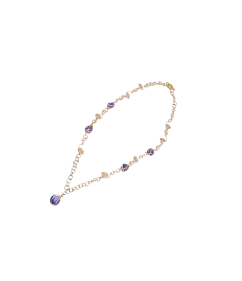 Tanzania 'Maasai' Women - Necklace Yellow Round-shaped