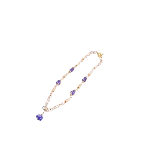 Tanzania 'Maasai' Women - Necklace Yellow Spiral-shaped